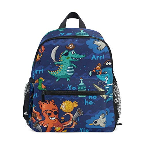 Casual School Backpack Octopus Print Laptop Rucksack Multi-Functional Daypack Book Satchel 